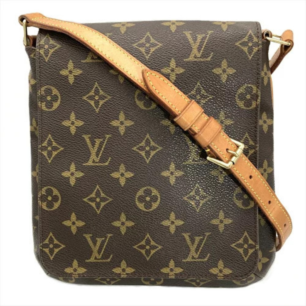 Louis Vuitton Musette Salsa Short Shoulder Bag Monogram Canvas Brown